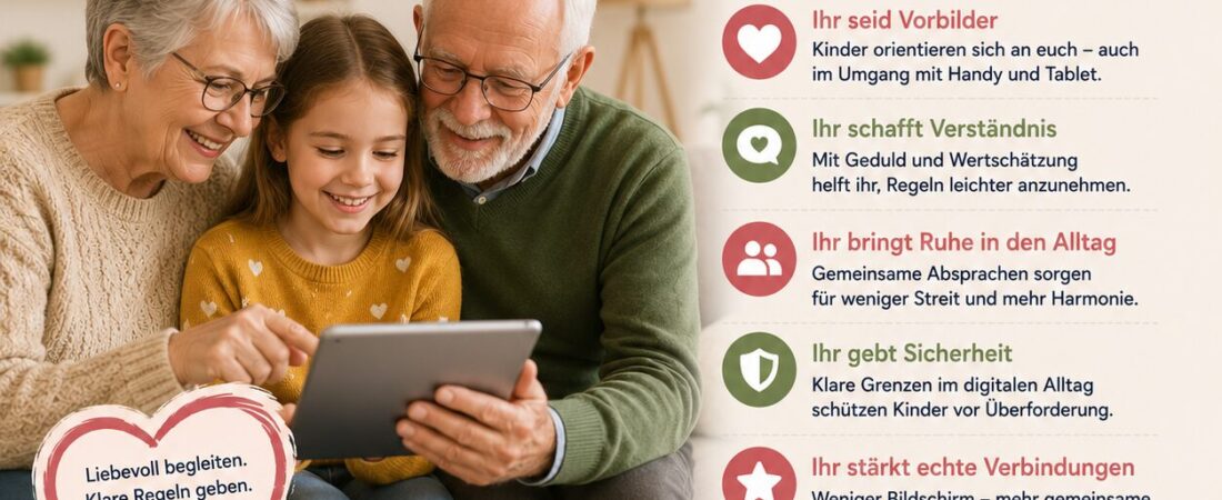 Großeltern und Handy+Tablet-Regeln — warum Oma und Opa so wichtig sind“
