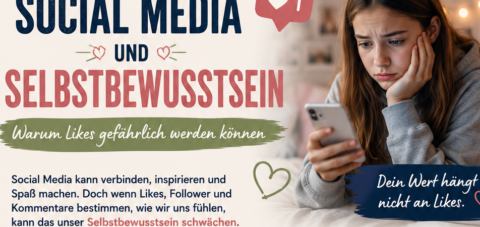 Social Media und Selbstbewusstsein — warum Likes gefährlich werden können