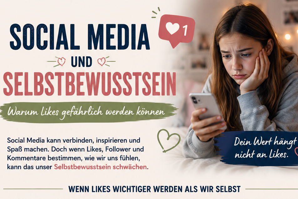 Social Media und Selbstbewusstsein — warum Likes gefährlich werden können