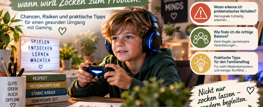 Gaming und Kinder — wann wird Zocken zum Problem?
